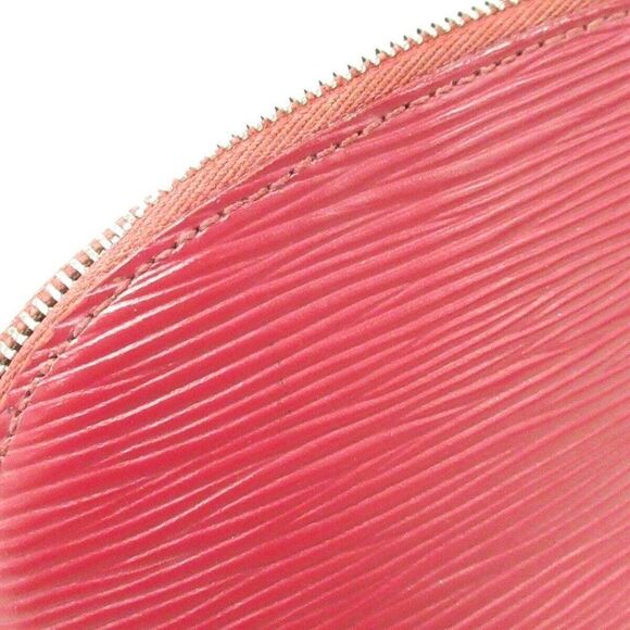 LOUIS VUITTON Pochette Cosmetic M40641 Fuchsia Epi SR4126 Women's Pouch - Picture 7 of 9